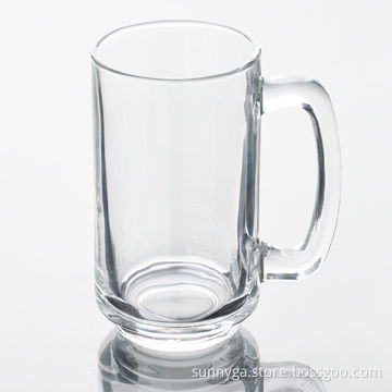 Beer Mug Glass with Great Transparency, 386mL Capacity and 137mm Height